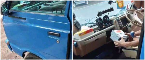 Tampak biasa, potret interior mobil carry ini canggih abis