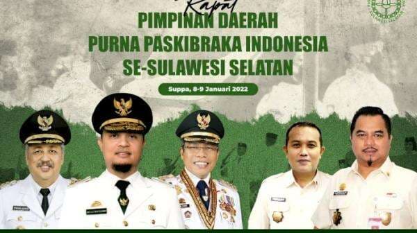 Rapat Pengurus Purna Paskibraka Indonesia se-Sulsel di Gelar di Villa Taufan Pawe