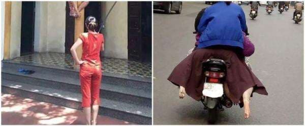 11 Potret lucu emak-emak di foto dari belakang ini bikin ngelus dada