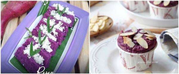 17 Resep olahan ubi ungu jadi aneka kue, legit dan mudah dibuat