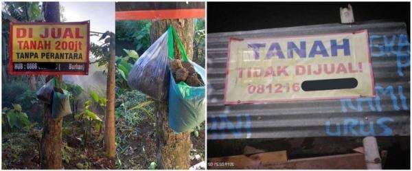 11 Pengumuman lucu orang jual tanah ini auto bikin senyum lebar