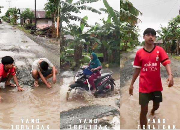 Parodi Video Klip ‘Yang Terdalam’, Pemuda Anjir Pasar Batola Adukan Kerusakan Jalan Parodi Video Klip ‘Yang Terdalam’, Pemuda Anjir Pasar Batola Adukan Kerusakan Jalan