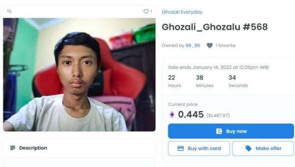 Alasan di Balik Melejitnya Harga Foto Selfie NFT Ghozali