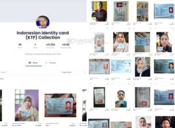 Latah, Warganet Geram Ada yang Jual NFT Selfie KTP
