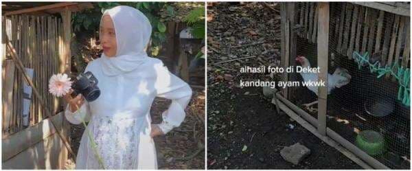 Wanita ini foto maternity dekat kandang ayam, 9 hasil potretnya keren