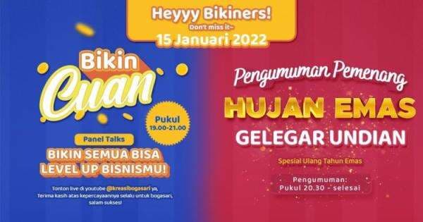 Kisah keberuntungan tukang roti, dapat 50 gram emas dari Bogasari