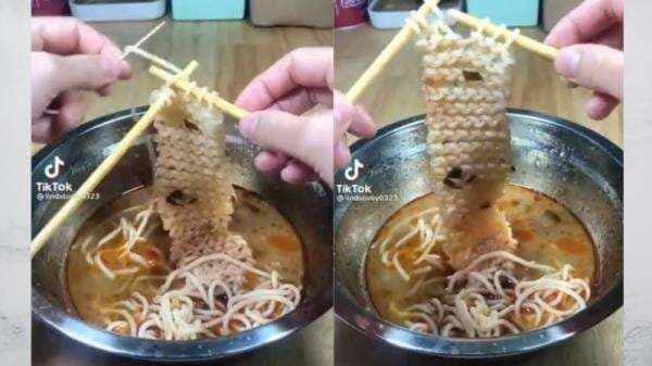 Viral Mie Rebus Dirajut Gak Dimakan, Netizen: Kegabutan yang HQQ!