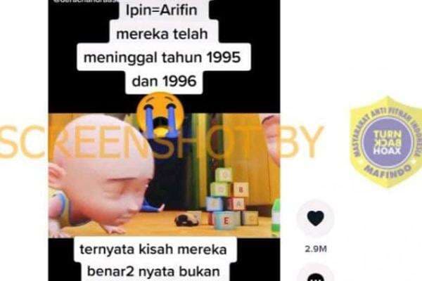 Viral Kisah Nyata Upin Ipin, Please Jangan Percaya