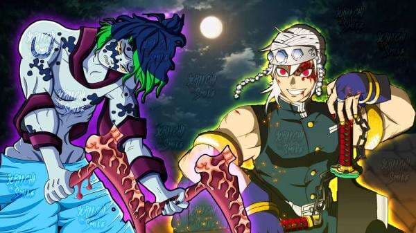 Spoiler Kimetsu no Yaiba Epsiode 15: Uzui Tengen Sekarat Terkena Racun Gyutaro