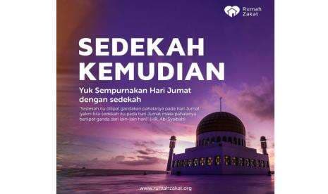 Jumat Berkah, Rumah Zakat Ingatkan Masyarakat Jangan Lupa Sedekah
