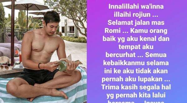 Rommi Halley Pacar Rohimah Ali Meninggal Dunia, Ternyata Inilah Penyebab dan Kronologinya