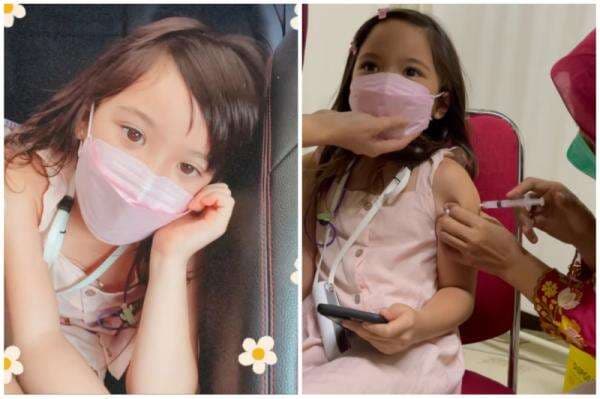 Ekspresi Gempi saat Disuntik Vaksin Covid-19 Tuai Sorotan, Gisel Sampai Berbuat Ini