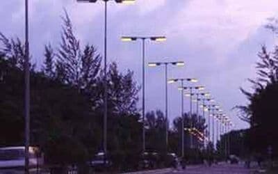 Dishub Kabupaten Serang Pasang Ratusan Penerangan Jalan Umum di Empat Rayon