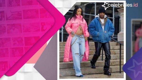 Rihanna Hamil Anak Pertama, Pamer Perut Buncit Bareng Kekasih ASAP Rocky