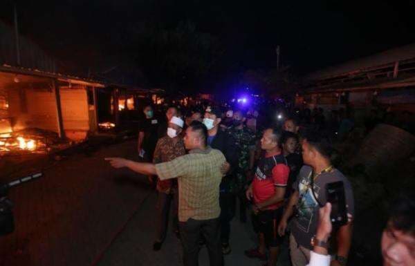 Kebakaran Hebat Pasar Johar Semarang Padam