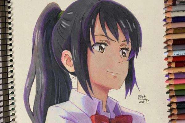 10 Anime Romance Rating Tertinggi, Nomor 1 Kimi No Na Wa