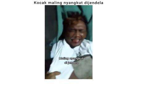 Pria Diduga Maling Nyangkut di Jendela Saat Hendak Kabur