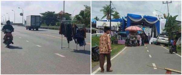 13 Penampakan lucu di tengah jalan ini bikin terkejut