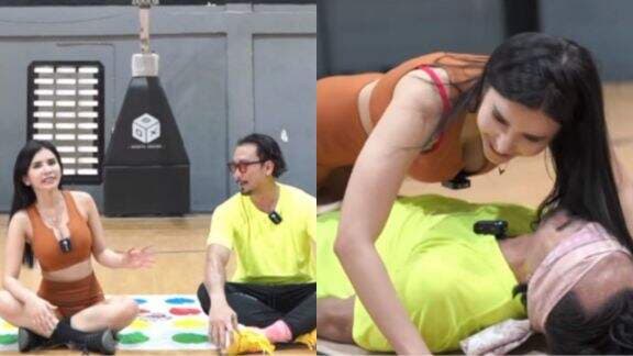 Geger! Video Maria Vania Push Up di Atas Tubuh Denny Sumargo Bikin Netter Gaduh: Gak Banget Konetnnya! Kalau Istrinya Lihat Gimana?!