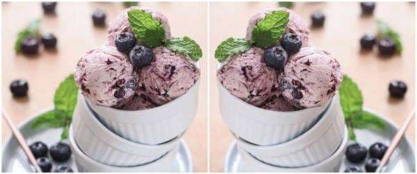 Cara membuat es krim blueberry sendiri di rumah, enak dan praktis
