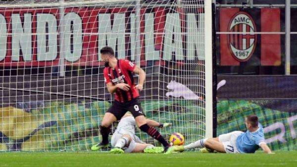 Hasil Coppa Italia AC Milan vs Lazio: Giroud Gacor, Rossoneri Pesta Gol