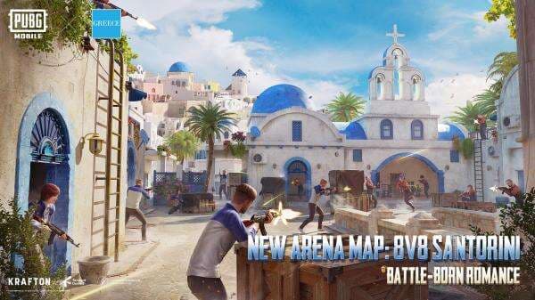Santorini Hadir sebagai Map TDM terbaru di PUBG Mobile: Adu 16 pemain sekaligus dalam dua tim