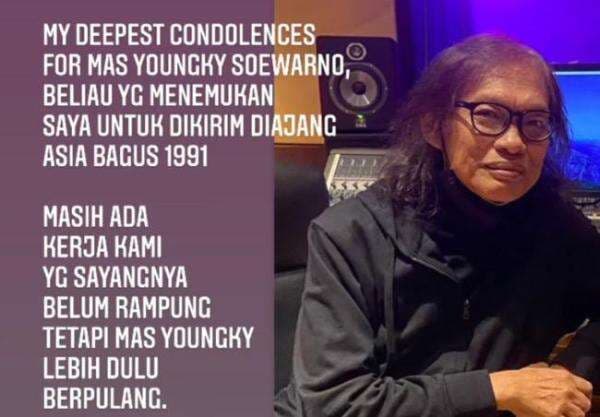 Younky Soewarno Berjasa di Karier Sejumlah Penyanyi Ternama, Krisdayanti: Beliau yang Menemukan Saya