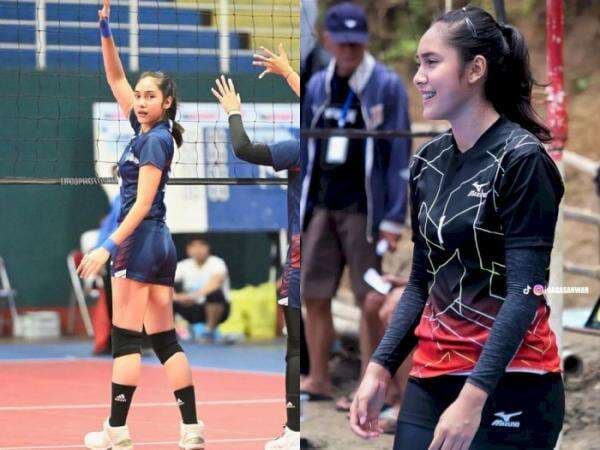 Adinda Indah, Atlet Voli Cantik yang Senyumnya Menggetarkan Hati, Siap Di-smash?