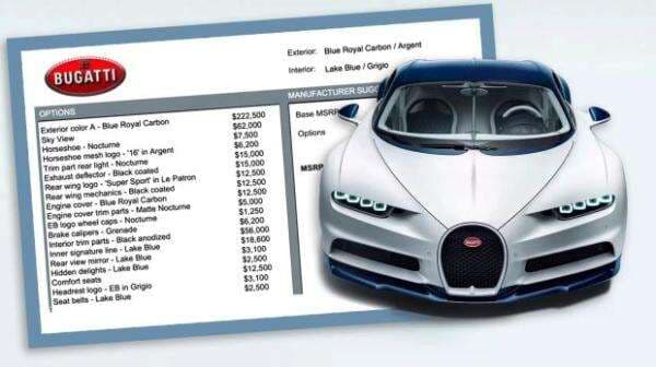 Ini Spare Part Bugatti yang Paling Murah Harganya Rp17,8 Juta