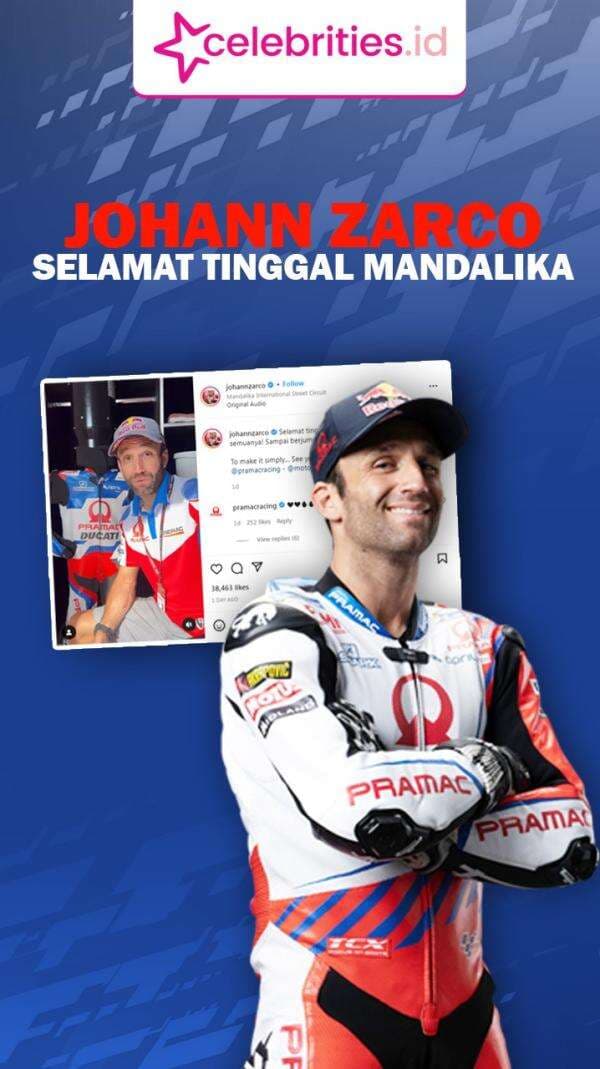 Infografis Johann Zarco Ucapkan Terima Kasih Pakai Bahasa Indonesia: Selamat Tinggal Mandalika