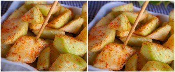 Cara membuat rujak jambu kristal pakai bubuk cabai, enak dan segar