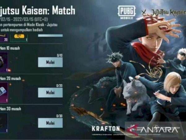 Kolaborasi Serial Anime Jujutsu Kaisen, PUBG Mobile Berikan Kejutan