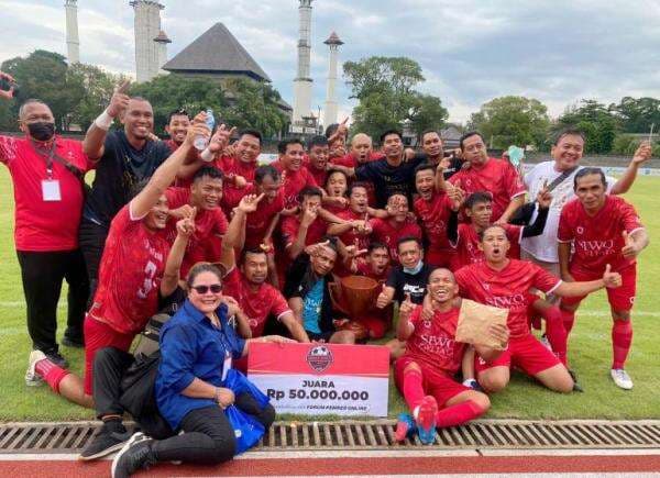 Hore, SIWO DKI Juara Turnamen Sepakbola Kuli Tinta 2022