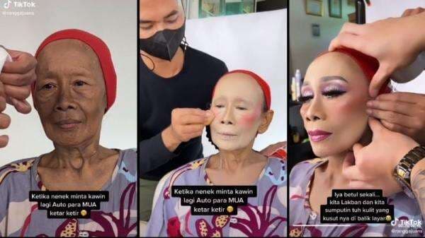 Viral Wajah Nenek Ini Jadi Muda Pakai Lakban, Kulit Kencang Seketika Tanpa Keriput!
