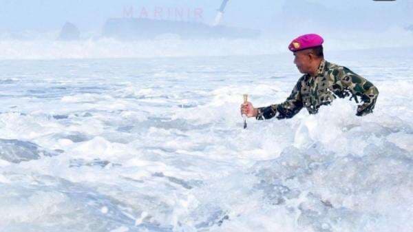 Kenapa Pembaretan Marinir TNI AL Dilakukan di Pantai Selatan? Ternyata Ada Kisahnya
