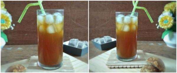 Resep es teh gula asam, segar dan gampang dibuat