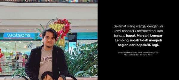 Steno Ricardo Aka Marsani Lempar Lembing Dikeluarkan dari Bapak2ID, Kasus Selingkuh dengan Baby Sitter Viral