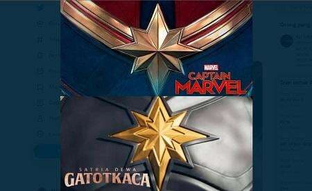 Lambang Bintang Gatotkaca Jadi Perdebatan Netizen, Dianggap Serupa dengan Captain Marvel
