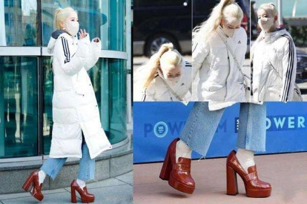 Pilih Sepatu Kebesaran, Stylist Sieun STAYC Tuai Kritikan Fans