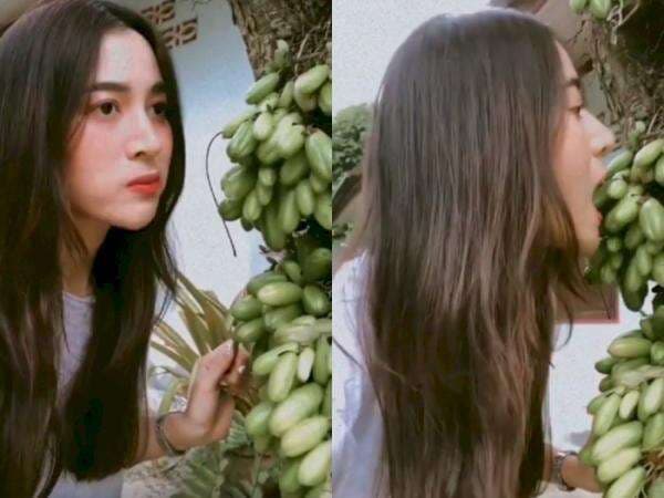 Cewek Cantik Ini Melahap Belimbing Wuluh Langsung dari Pohon, Ending-nya Seperti Ini
