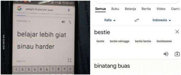 13 Terjemahan ngaco bahasa Inggris di Google translate, kocak abis