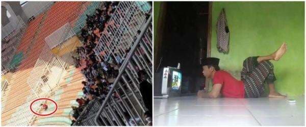 11 Potret lucu ada momen yang salah, bikin gagal fokus