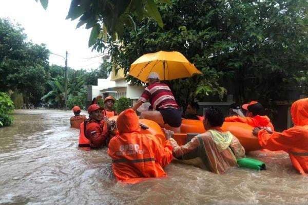 Kabar Menyedihkan, Banjir di Kota Serang Telan Korban Jiwa. Dua Orang Meninggal, Dua Orang Hilang