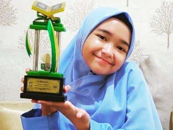 Harumkan Nama Indonesia, Qoriah Cilik dari Pekanbaru Juara 1 MTQ di Qatar