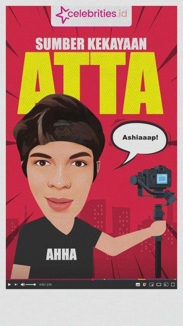 Infografis 5 Sumber Kekayaan dan Bisnis Atta Halilintar, Ayah Ameena Hanna Nur Atta yang Jadi YouTuber hingga Sutradara