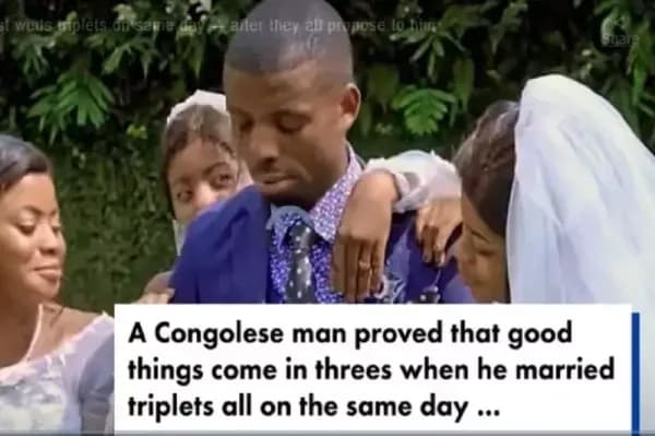 Viral! Pria Ini Nikahi Tiga Perempuan Kembar Tiga Sekaligus, Ditentang Orangtua Viral! Pria Ini Nikahi Tiga Perempuan Kembar Tiga Sekaligus, Ditentang Orangtua