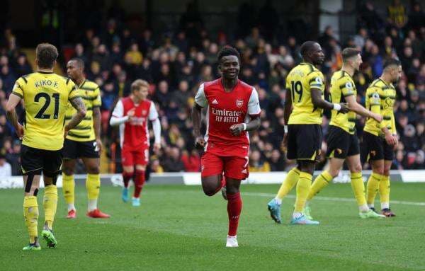 Hasil Watford Vs Arsenal: Taktik Arteta Jitu, The Gunners Menang 4 Kali Beruntun