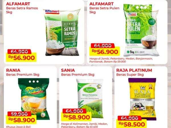 Ayo Serbu Promo Alfamart Hari Ini, Belanja Beras Murah Meriah!