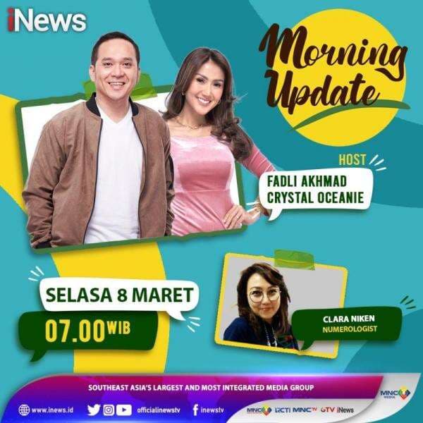 Clara Niken, Ahli Numerologis Indonesia Ungkap Cara Mengetahui Kepribadian Lewat Angka di Morning Update iNews