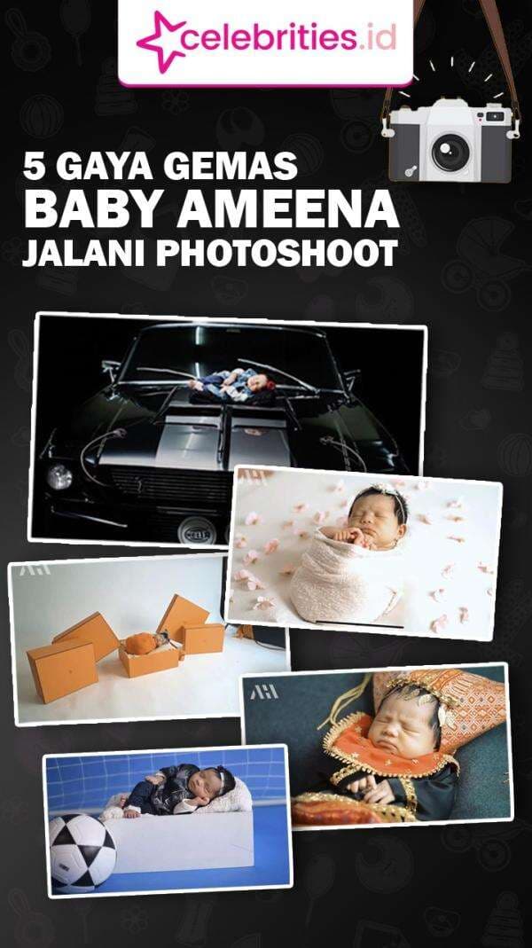 Infografis 5 Gaya Gemas Baby Ameena Jalani Photoshoot, Nomor 4 Pose di Mobil Mewah Miliaran Rupiah